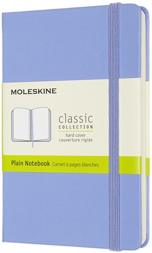 Zápisník Moleskine tvrdý čistý sv. modrý S - 