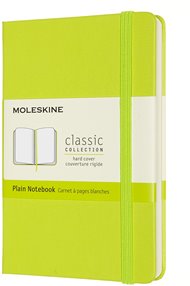 Zápisník Moleskine tvrdý čistý žlutozelený S
