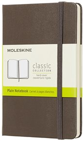 Zápisník Moleskine tvrdý čistý hnědý S