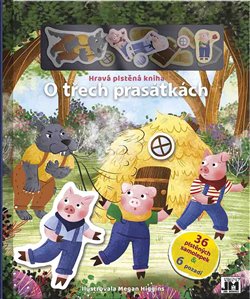 Levně Hravá plstěná kniha - O třech prasátkách