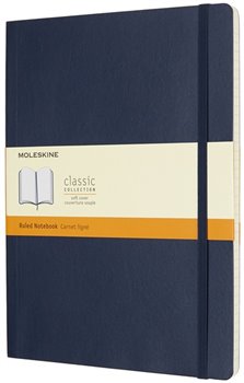 Levně Moleskine Zápisník měkké desky modrý linkovaný B5 96 listů