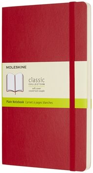 Levně Moleskine Zápisník měkké desky červený čistý A5 96 listů