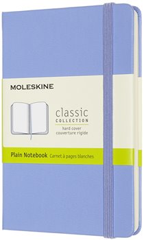 Levně Moleskine Zápisník tvrdé desky A6 čistý nebesky modrý