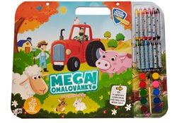 Levně Mega omalovánky - Farma