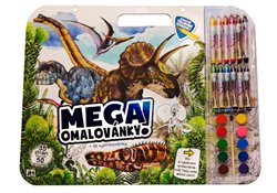 Levně Mega omalovánky - Dinosauři