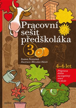 Levně Pracovní sešit předškoláka 3. Příprava dítěte na úspěšný start ve škole - Ivana Novotná
