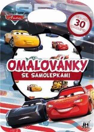 Omalovánky se samolepkami - Auta: Více než 30 samolepek - 