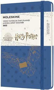 Plánovací zápisník Moleskine Harry Potter  2022 modrý S