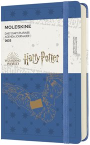 Denní diář Moleskine Harry Potter 2022 modrý S