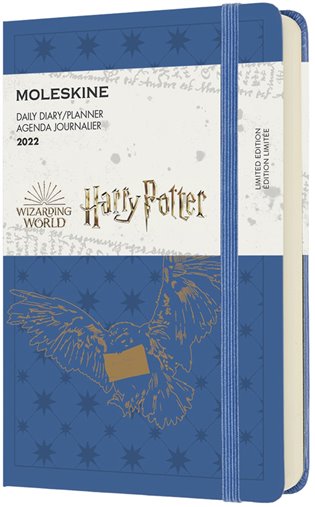 Denní diář Moleskine Harry Potter 2022 modrý S - 