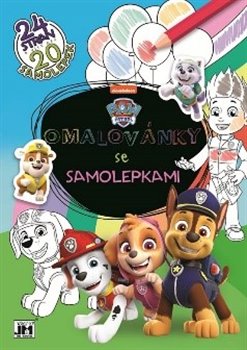 Levně Omalovánky se samolepkami - Tlapková patrola
