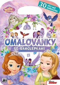 Levně Omalovánky se samolepkami - Sofie první