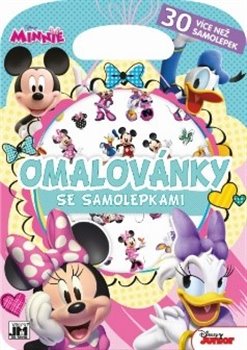Levně Omalovánky se samolepkami - Minnie