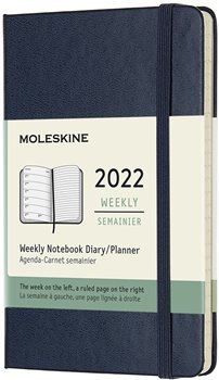 Levně Plánovací zápisník Moleskine 2022 tvrdý modrý S