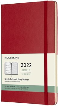 Levně Plánovací zápisník Moleskine 2022 tvrdý červený L
