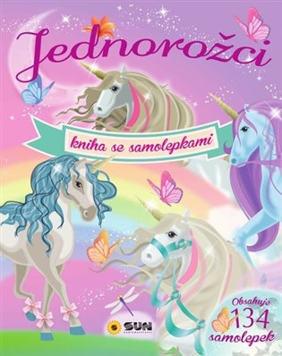Jednorožci - kniha se samolepkami - 