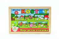 Moje první zvířátka - kostky Kubus dřevěné