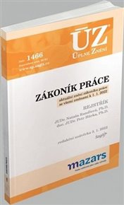 ÚZ č. 1466 - Zákoník práce, rejstřík, 2022