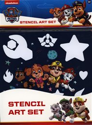 Stencil Art Set - Tlapková patrola -  Zábavné šablony