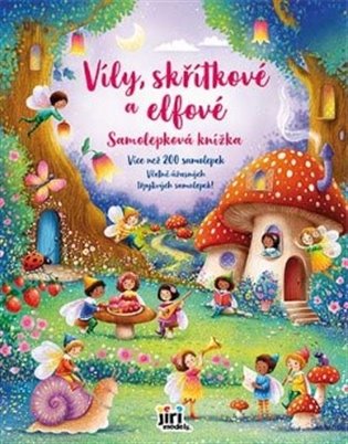 Samolepková knížka - Víly, skřítkové a elfové - 