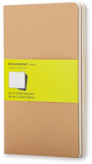 Moleskine sešity 3 ks čisté - karton S - 