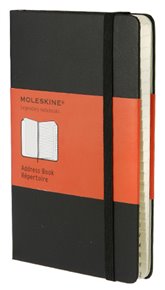 Moleskine Adresář černý S
