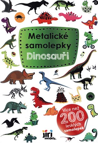 Metalické samolepky - Dinosauři