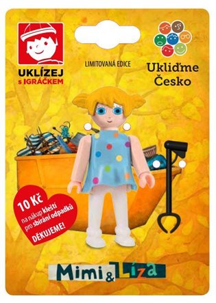 Igráček Mimi a Líza - limitovaná edice Uklízej s Igráčkem - holčička Líza s kleštěmi