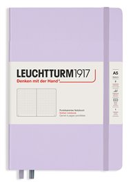 Stylový zápisník Leuchtturm v pevné vazbě formátu A5 Lilac, Medium (A5), 251 p., tečkovaný