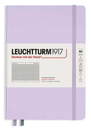 Stylový zápisník Leuchtturm v pevné vazbě formátu A5 Lilac