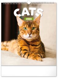 Nástěnný kalendář Kočky 2023