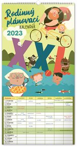 Nástěnný kalendář Rodinný plánovací XXL 2023