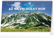 Stolní kalendář Až na vrcholky hor 2023