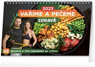 Stolní kalendář Vaříme a pečeme zdravě 2023