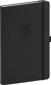 Týdenní diář Nox 2023, černý / černý