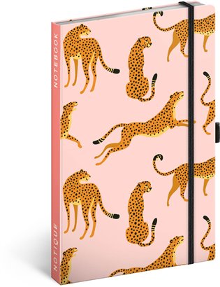 Notes Leopardi, linkovaný, 13 × 21 cm