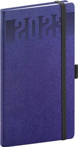 Kapesní diář Silhouette 2023, modrý