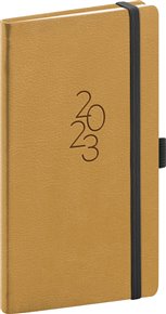 Kapesní diář Majestic 2023, béžový