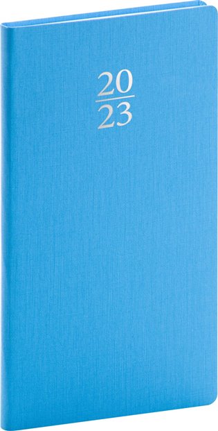Kapesní diář Capys 2023, světle modrý - 