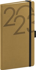 Kapesní diář Ajax 2023, zlatý