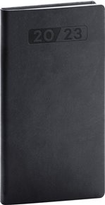 Kapesní diář Aprint 2023, černý
