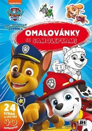 Omalovánky se samolepkami - Tlapková patrola - 
