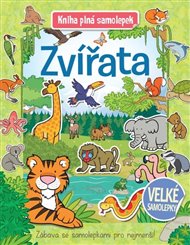 Zvířata - Kniha plná samolepek
