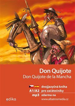 Kniha Don Quijote A1/A2. dvojjazyčná kniha pro začátečníky