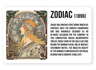 Magnet Alfons Mucha - Zodiac - 