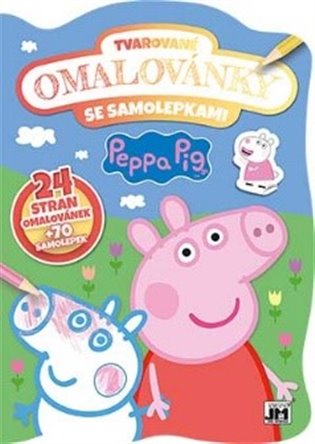 Tvarované omalovánky - Peppa Pig - 
