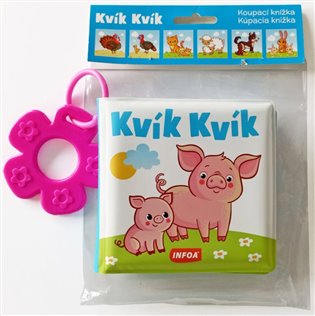 Koupací knížka s kousátkem - Kvík Kvík