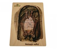 Puzzle z lesa - netopýr