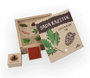 Razítka listy a plody - 9 kusů