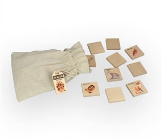 Pexeso poznávací malé - stopy zvěře CZ